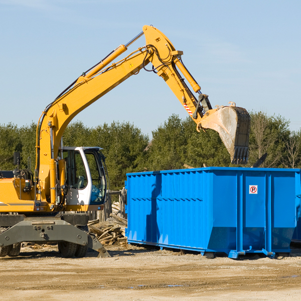 how many times can i have a residential dumpster rental emptied in Plantersville Texas